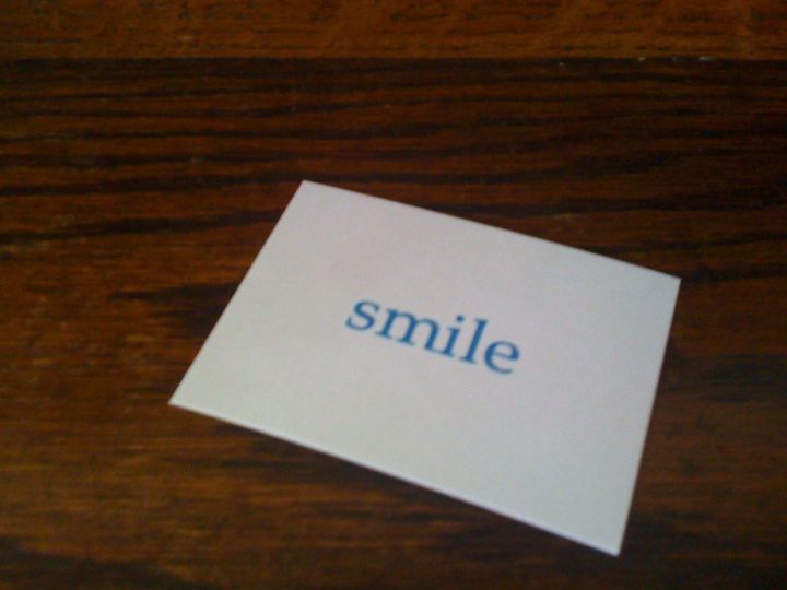 Smile card