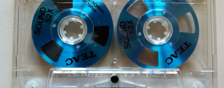 Teac Blue Reel to Reel Cassette