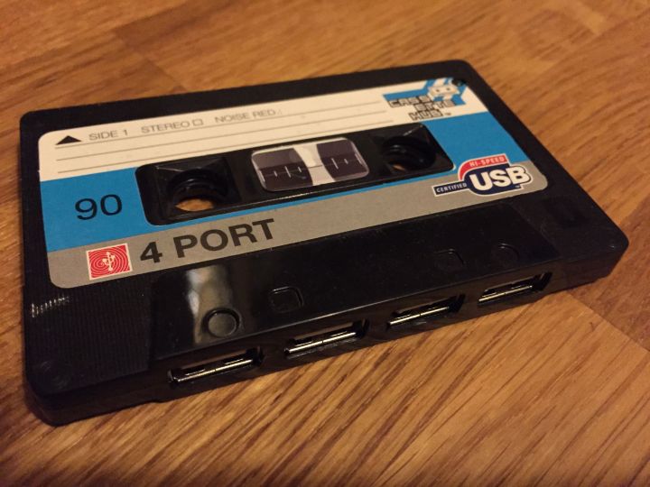 A Cassette Shaped USB hub
