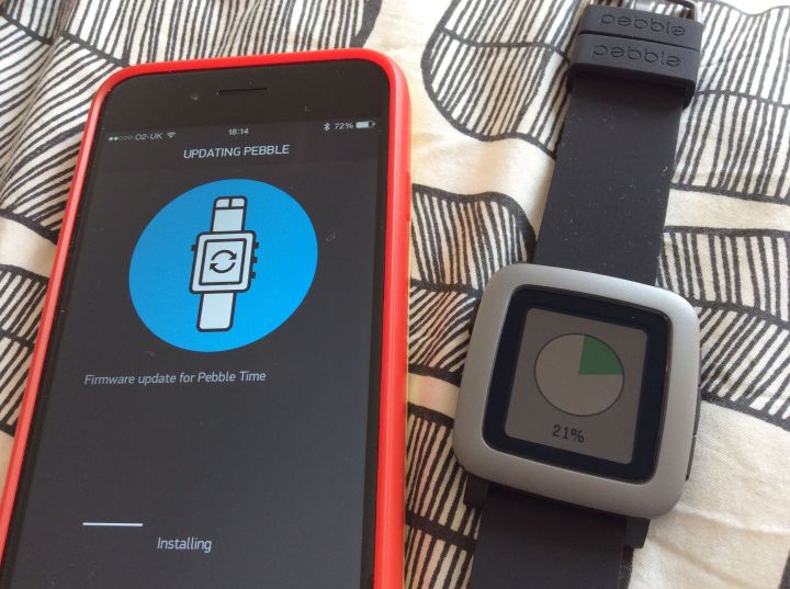 Pebble Time Firmware update