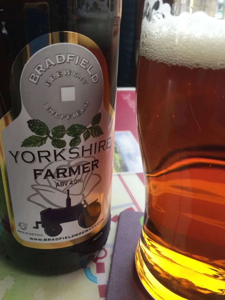 Yorkshire Farmer Ale on the Keighley line