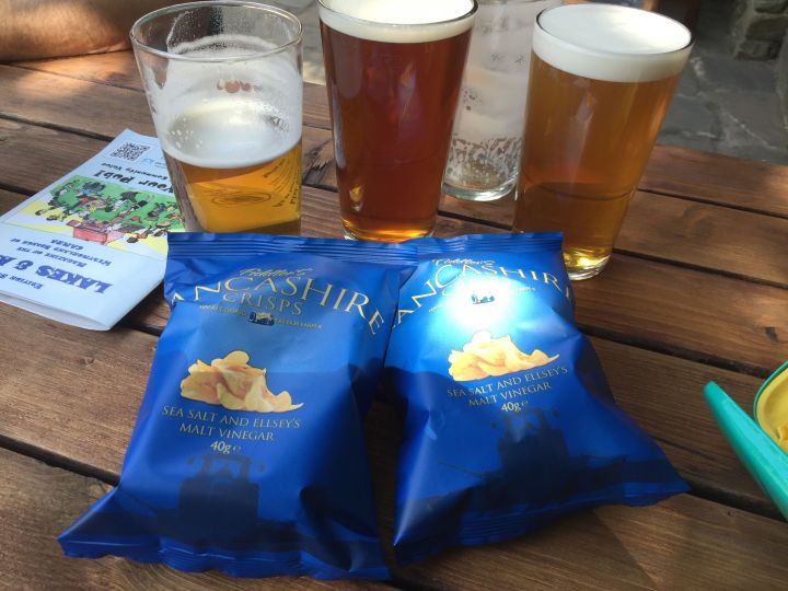 Beers and crisps