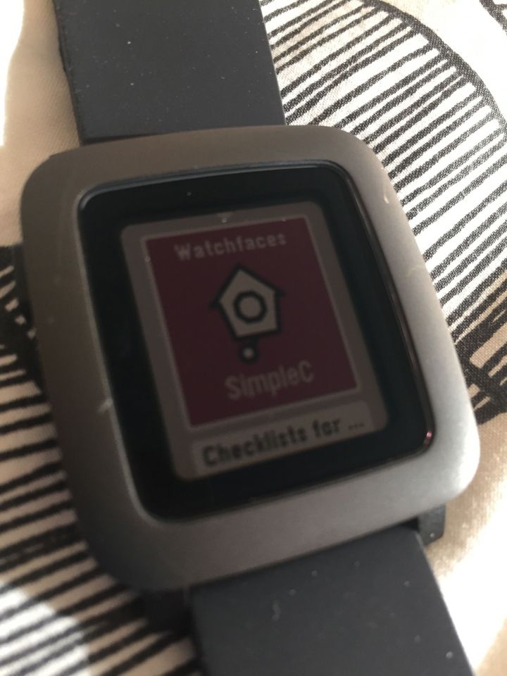 Pebble Time Watch Faces - Choosing from what I've got already