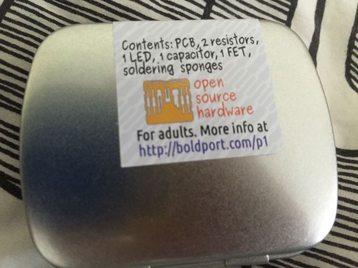 Boldport's Tiny Engineer Superhero Kit - Back