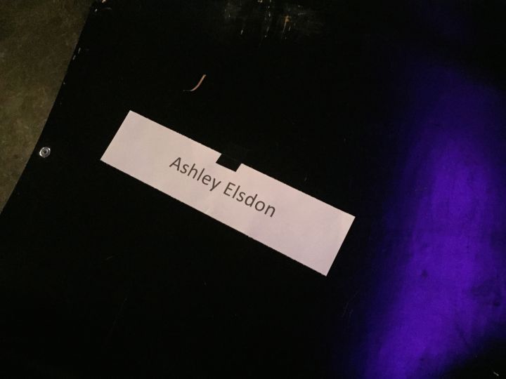 My seat at Moog SoundLab