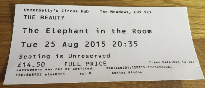 Ed Fringe 2015: Elephant in the Room