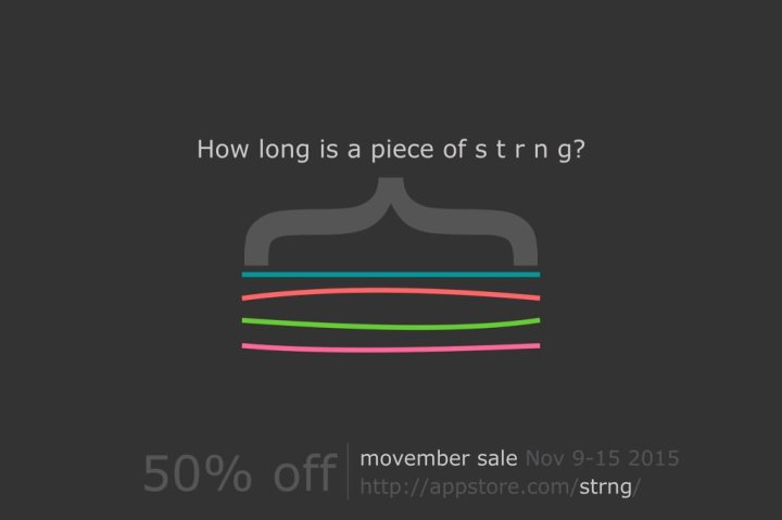How long is a piece of string