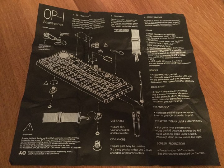 OP-1 Antenna tissue paper