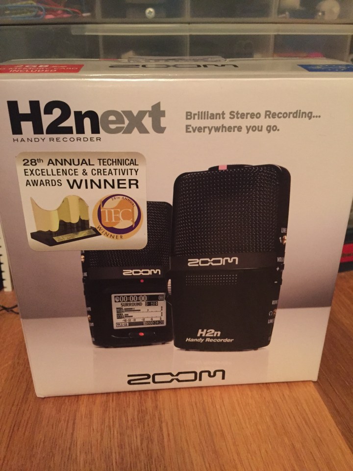 My new Zoom h2n