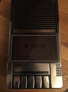 Old fashioned Cassette Recorder (biscuit tin)