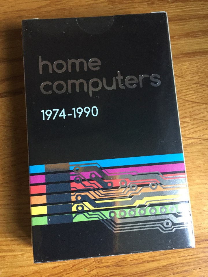 Retro computer playing cards