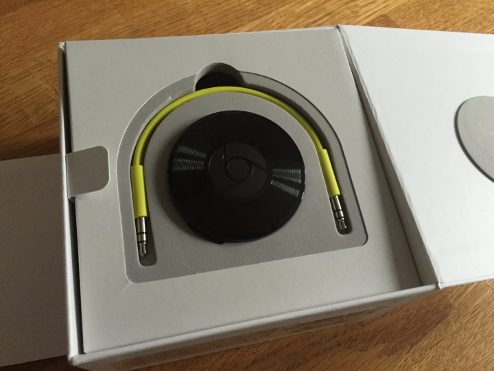 Chromecast Audio in the box