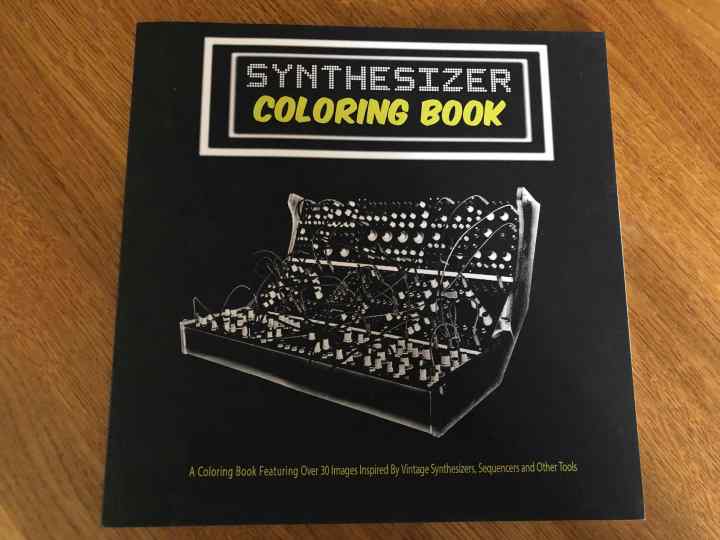 Synthesizer colouring book